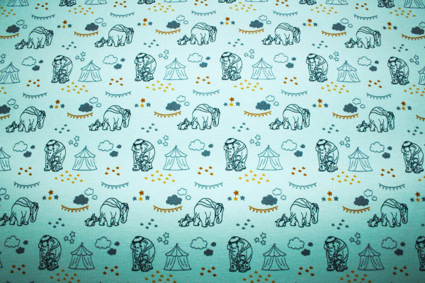 Jersey My little Baby mint Dumbo (ca. 90 cm)